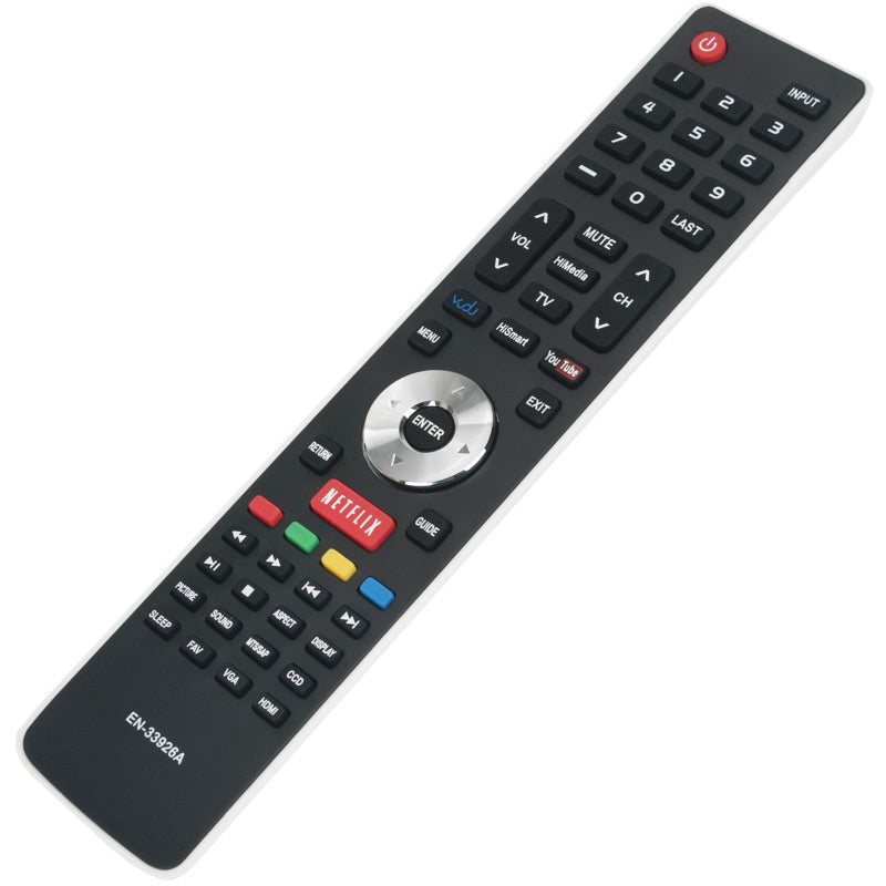 PERFASCIN New EN-33926A EN33926A Replacement Remote Control Compatible with Hisense LCD LED TV 32H5B 32K20DW 40H5 40H5B 40K366WN 48H5 50H5B 50H5G 50H5GB 50K610GWN 55K610GWN 65H8CG 75H9 PERFASCIN - Image 2